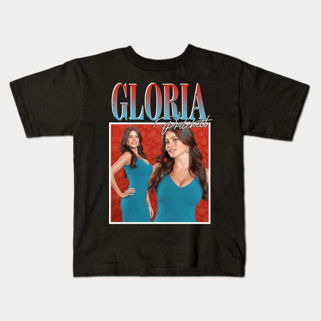 Gloria Pritchett Kids T-Shirt by TeesBySilvia